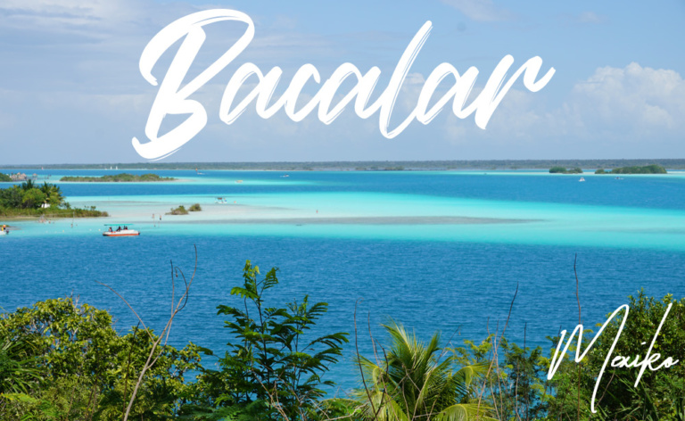 Laguna de Bacalar mit dem Kajak durch die Lagune der 7 Farben