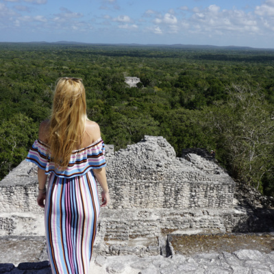 Abenteuer in Mexiko! Maya Ruinen im Dschungel von Calakmul erklimmen